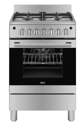 AEG 600MM 4 Burner Full Gas Stove