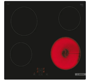 Bosch 600 mm 600 mm Electronic Hob Black