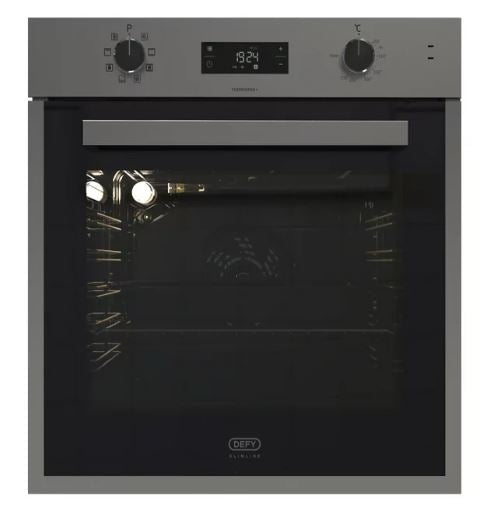 Defy 600 mm Slimline Thermofan Eye Level Oven