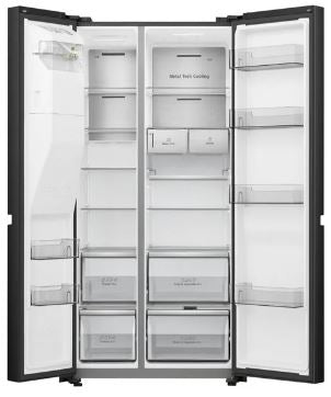 Hisense 602l Side-by-Side Fridge with Water and Ice Dispenser